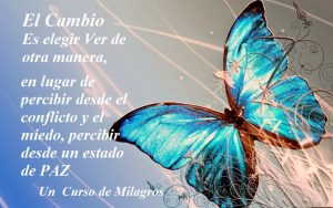 mariposa color turquesa El Cambio de mentalidad ucdm-2