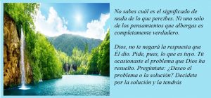 El Problema y la Respuesta Paisaje montañas rio y cielo azul