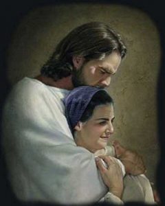 Psicoterapia Jesús Abraza a Mujer